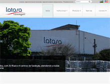 Tablet Screenshot of latasa.ind.br